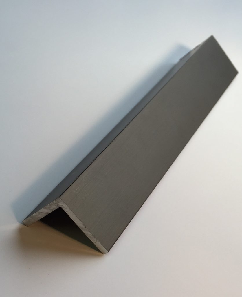 Aluminium Unequal Angles Medium Bronze Anodised Impact Metal