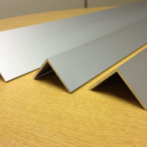 Aluminium Unequal Angles Silver Anodised