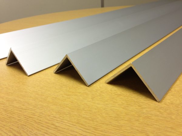 Aluminium Unequal Angles Silver Anodised