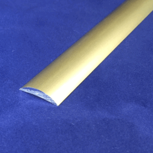 Gold Anodised Aluminium Half Round Moulding Bar 6063T6