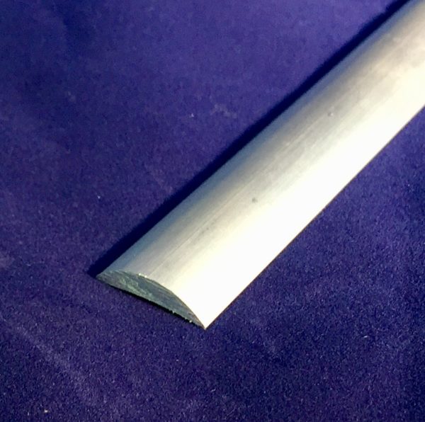 Aluminium Half Round Moulding Bar 6063T6,  Mill Finish