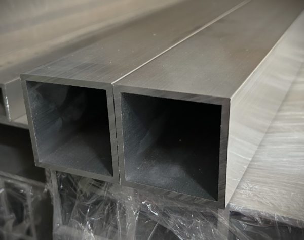 Aluminium Square Box Section 6063T6 & 6082T6, Mill Finish